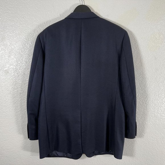 Jos. A. Bank Signature Series Silk/Camelhair Herringbone Blazer Men's Size 44L - Picture 5 of 6